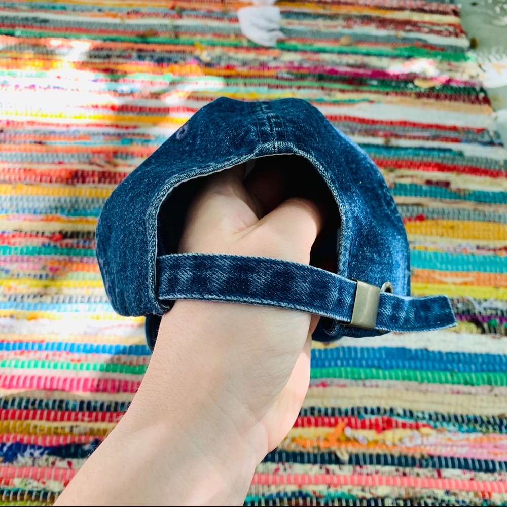 ๐ค Denim Baseball Hat - Picture 3 of 5